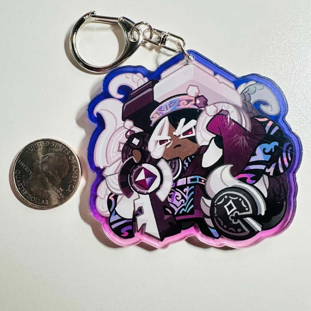 Dark Cacao Cookie Run Kingdom Acrylic Keychain...